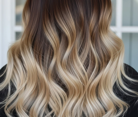 Color techniques and natural balayage